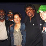Ebony Tay with James Gadson and Billy Hawn recording session